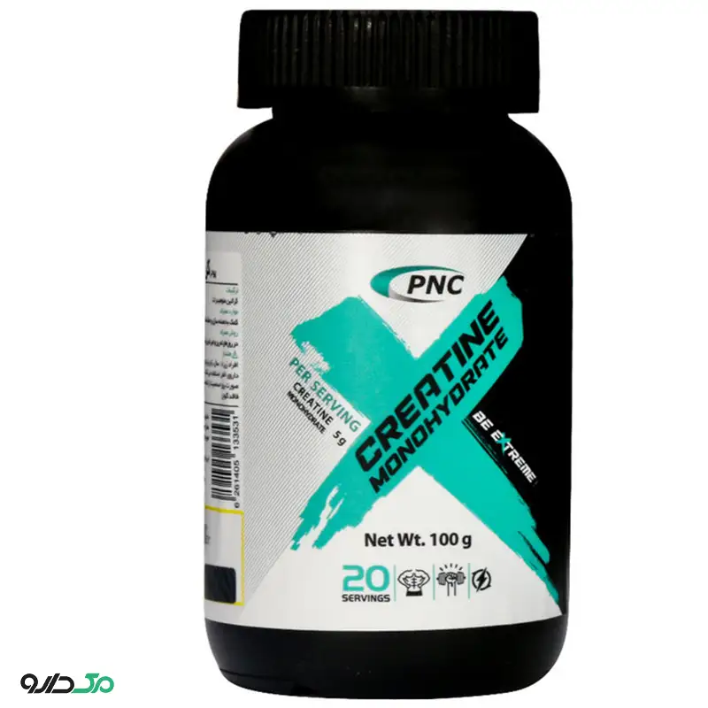 کراتین مونوهیدرات 100 گرمی پی ان سی